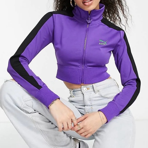 NWT - Puma x Dua Lipa Women’s Cropped Jacket - Size XL - Picture 4 of 12